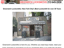 Tablet Screenshot of greenwichlocksmiths.com